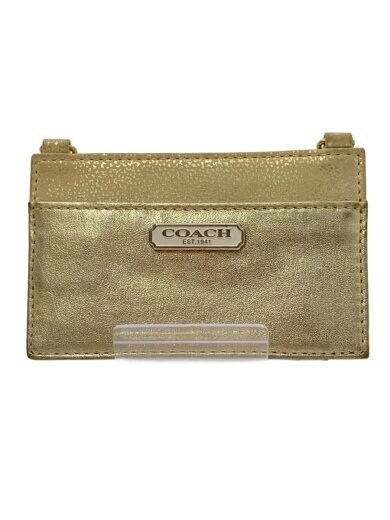 商品画像：カードケース/--/GLD/無地/レディース 1