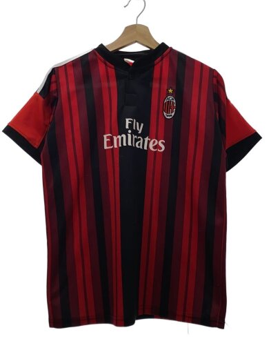 商品画像：Tシャツ/M/コットン/RED/ストライプ 1