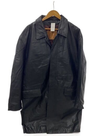 商品画像：コート/L/レザー/BLK/CD1405 1