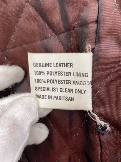 商品画像：コート/L/レザー/BLK/CD1405 5