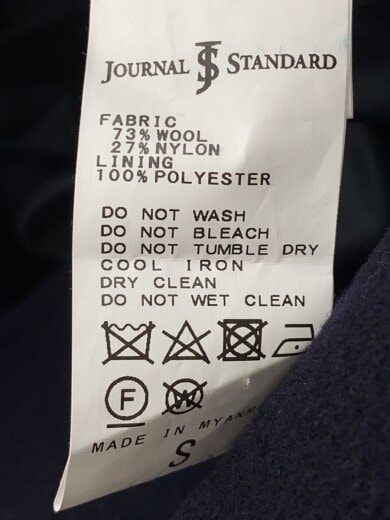 商品画像：コート/--/ウール/NVY/無地 4