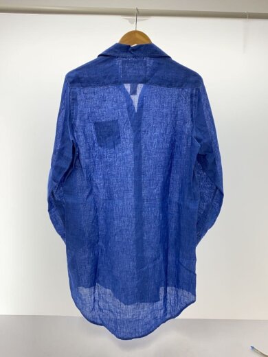 商品画像：ロング長袖シャツ/XS/リネン/BLU 2