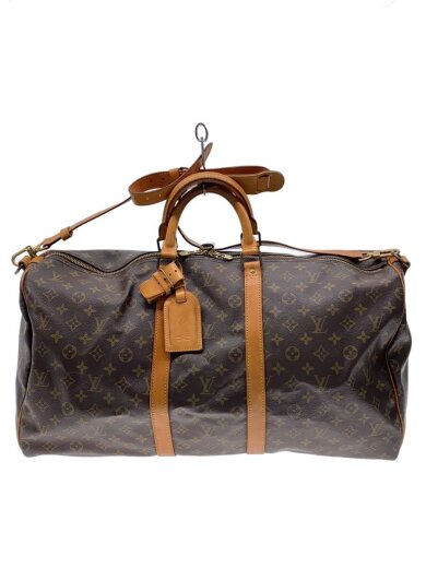 商品画像：キーポル・バンドリエール60_モノグラム・キャンバス/PVC/BRW 1