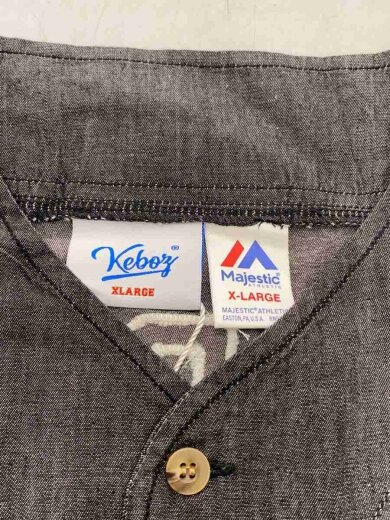 商品画像：ベースボールシャツ/XL/コットン/BLK 3