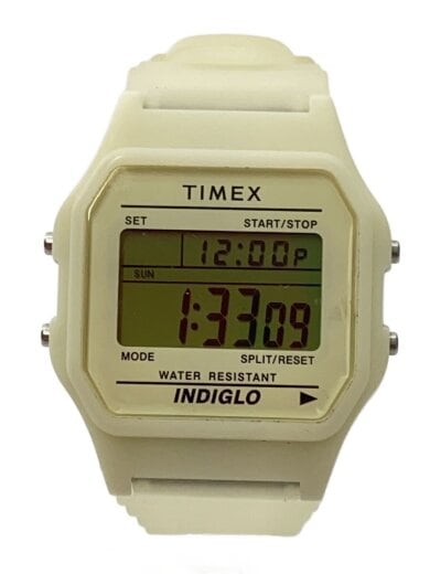 商品画像：腕時計/デジタル/ラバー/WHT/WHT/TW2Y02600 1