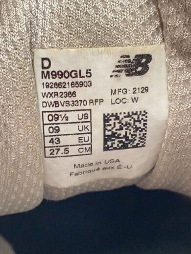 商品画像：M990//グレー/27.5cm/GRY 5