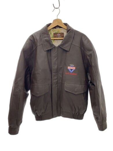 商品画像：レザージャケット・ブルゾン/--/レザー/BRW 1