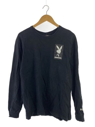 商品画像：長袖Tシャツ/M/コットン/BLK 1