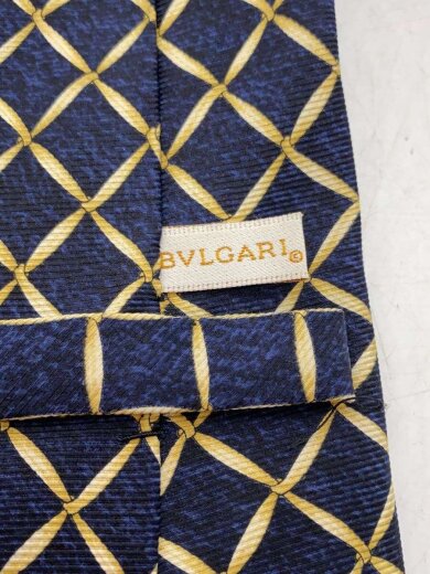 商品画像：ネクタイ/シルク/NVY/総柄/メンズ 3