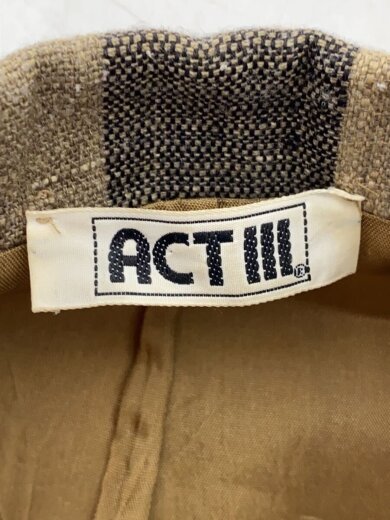 商品画像：ACT3/テーラードジャケット/--/--/BEG/ストライプ/ユニオンチケット 3