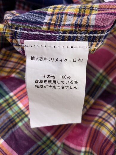 商品画像：ドッキングシャツ/--/--/NVY/チェック 4