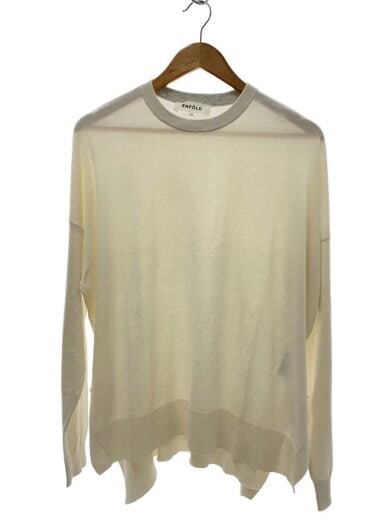 商品画像：ニット・セーター(薄手)/38/シルク/IVO/無地/300GS270-2400 1