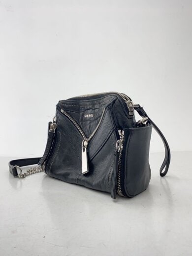 商品画像：ショルダーバッグ/レザー/BLK/無地 2