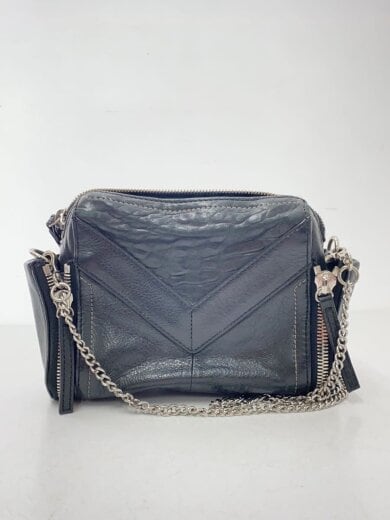 商品画像：ショルダーバッグ/レザー/BLK/無地 3