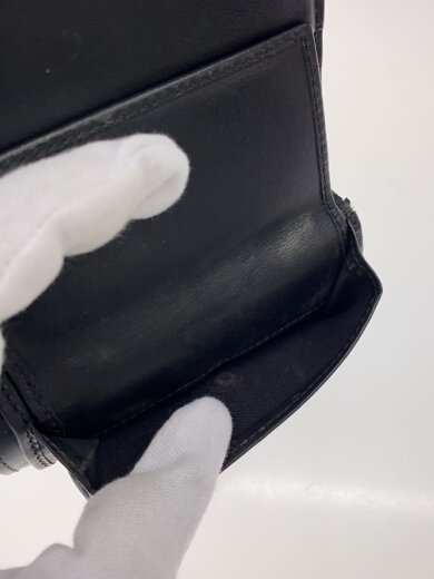 商品画像：2つ折り財布/レザー/BLK/レディース 5