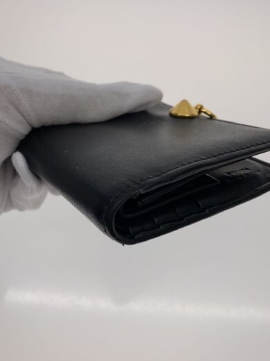 商品画像：2つ折り財布/レザー/BLK/レディース 7