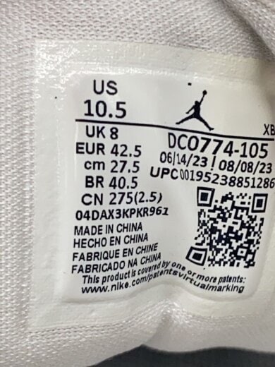 商品画像：ローカットスニーカー/27.5cm/GRY/DC0774-105 5