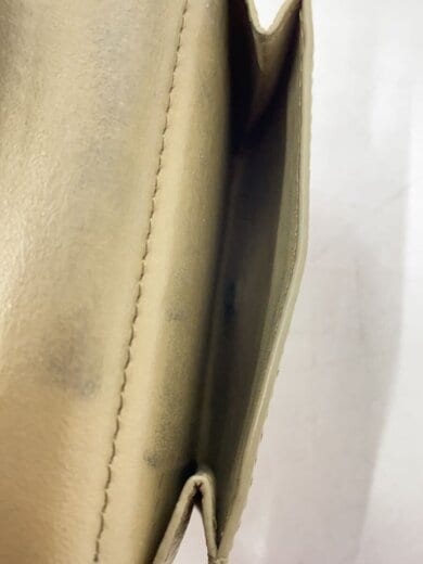 画像：LOEWE3つ折り財布/レザー/KHK/無地/レディース5