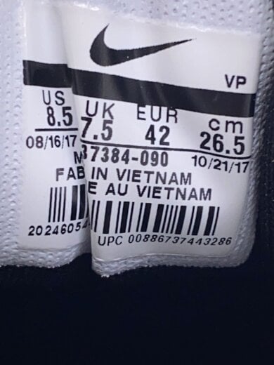 商品画像：ローカットスニーカー/26.5cm/BLK/537384-090 5