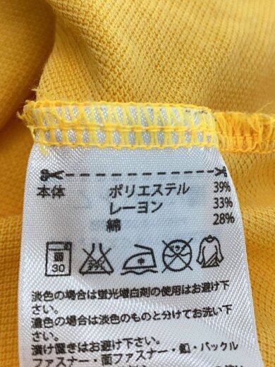 商品画像：ポロシャツ/M/ポリエステル/YLW 4