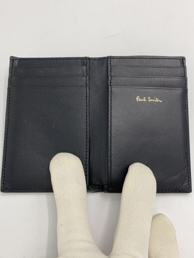 商品画像：カードケース/レザー/BLK/無地/メンズ 4