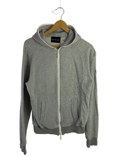 商品画像：ジップパーカー/--/コットン/GRY/無地 1
