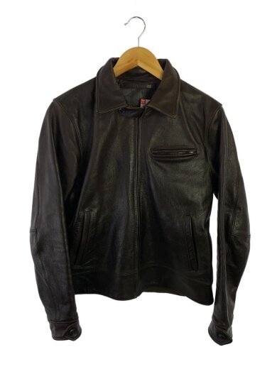 商品画像：レザージャケット・ブルゾン/M/牛革/BRW 1