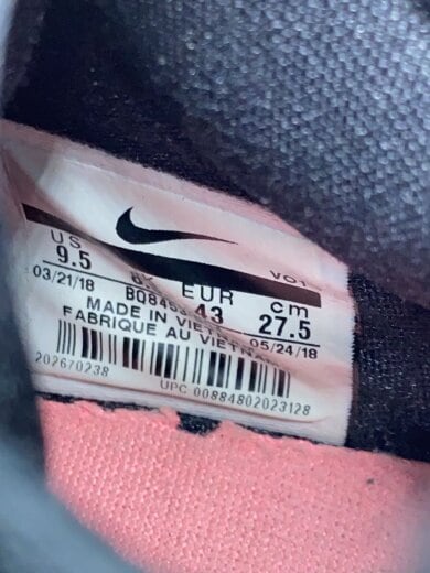 商品画像：ローカットスニーカー/27.5cm/BLK/bq8453-004 5