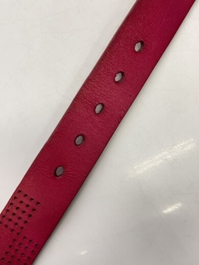 商品画像：ベルト/レザー/RED/メンズ 4