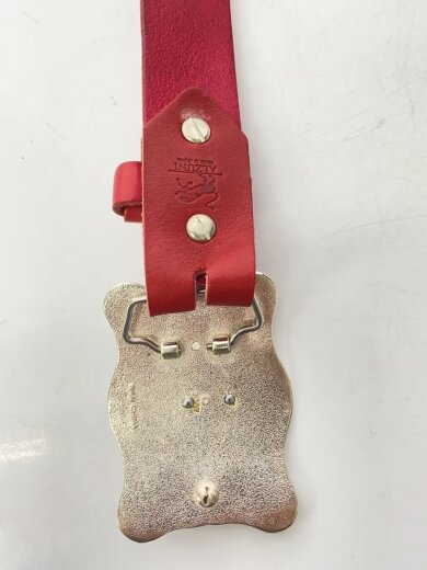 商品画像：ベルト/レザー/RED/メンズ 5