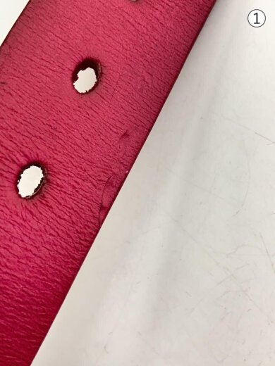 商品画像：ベルト/レザー/RED/メンズ 6