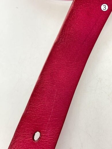 商品画像：ベルト/レザー/RED/メンズ 8