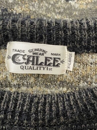 商品画像：ニット・セーター(厚手)/XL/ウール/BLK/チェック/CL-23AW048 3