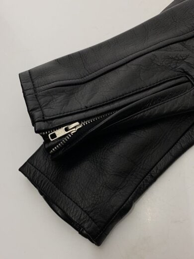 商品画像：ダブルライダースジャケット/M/ウール/チェック/09-011-600-8210-3-0 5