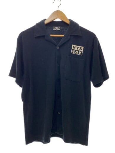 商品画像：半袖シャツ/M/コットン/BLK/02211CH02// 1