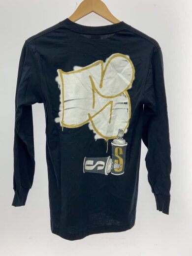 商品画像：90s/USA製/スプレー缶/長袖Tシャツ/S/コットン/NVY 2