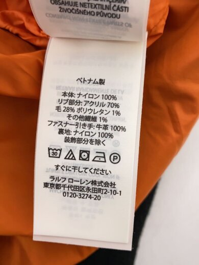 商品画像：フライトジャケット/L/ナイロン/BLK 4