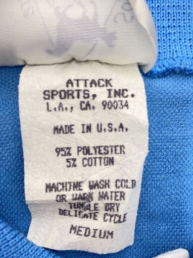 商品画像：ATACK SPORTS/半袖シャツ/M/ポリエステル/BLU 4