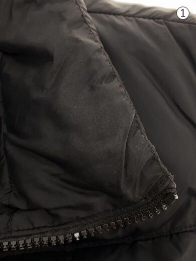 商品画像：ダウンベスト/S/ナイロン/BLK/無地 5