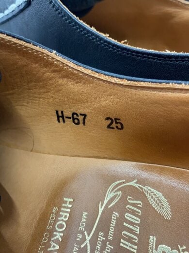 商品画像：チロリアンシューズ/25cm/BLK/レザー/H-67 5