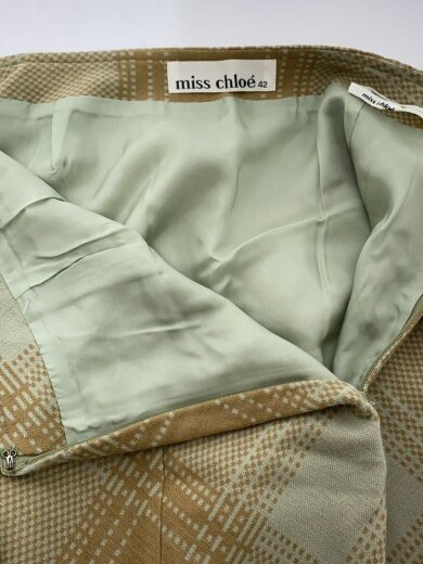 商品画像：ロングスカート/42/ウール/マルチカラー/総柄 3