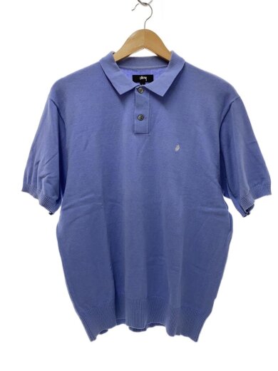 商品画像：ポロシャツ/ワンポイント/刺繍/L/コットン/BLU// 1