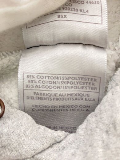 商品画像：90s/センタースウォッシュ/パーカー/L/コットン/GRY 4