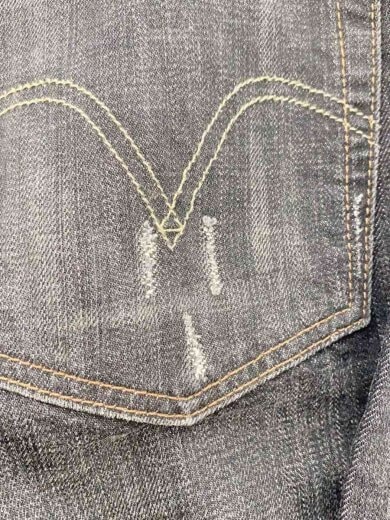 商品画像：ストレートパンツ/34/デニム/BLK 7