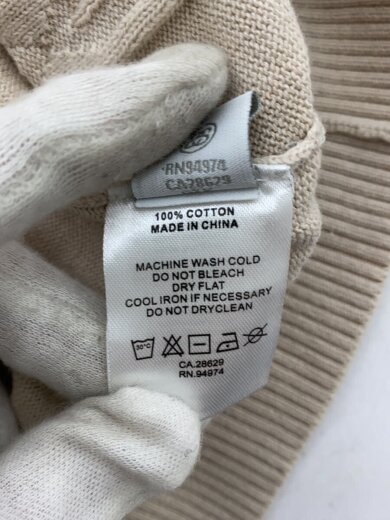 商品画像：長袖ポロシャツ/S/コットン/CRM 4