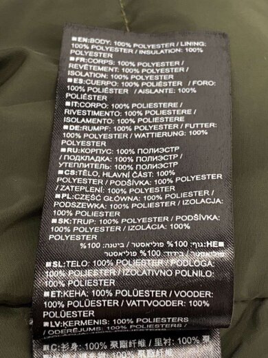 商品画像：キルティングジャケット/M/ポリエステル/GRN/無地/09T-02377216 5