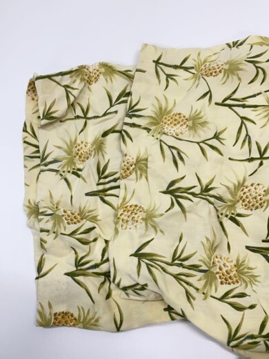 商品画像：アロハシャツ/M/レーヨン/IVO/花柄 4