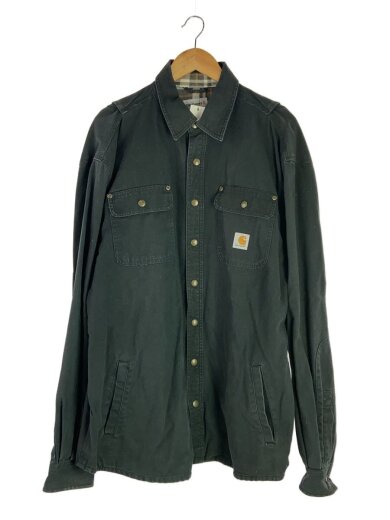 商品画像：長袖シャツ/L/コットン/GRY 1