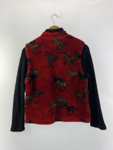 商品画像：ジャケット/S/アクリル/RED/総柄 2