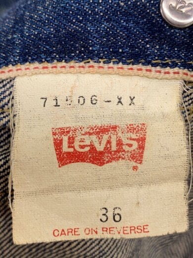 商品画像：90s/1st復刻/日本製//ボタン裏Ｊ22/bigE/Gジャン/36/コットン/IDG 4